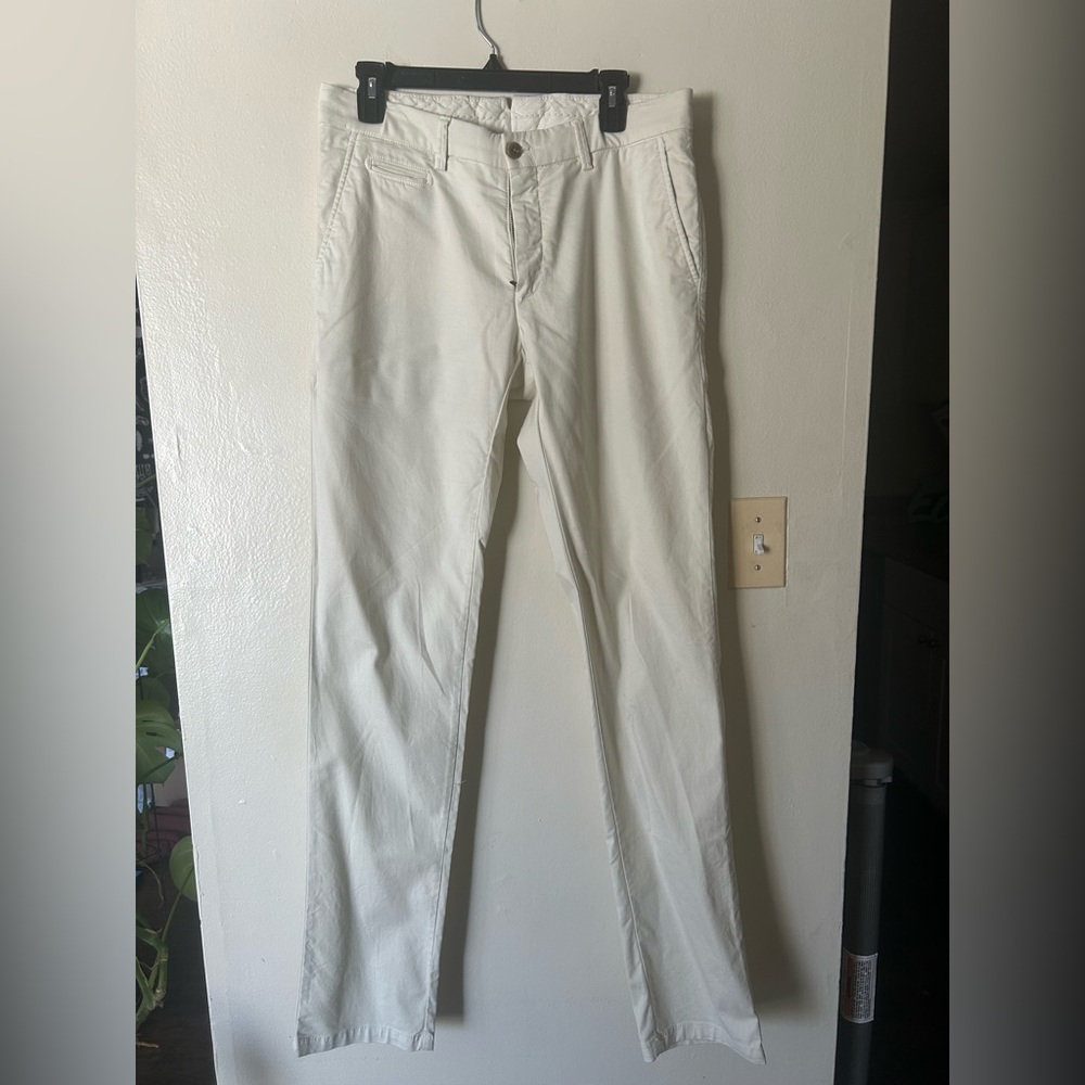 Ballin Men's Tall White Dress Pants 32 XLT Luxury Refined Polished Soft Masc